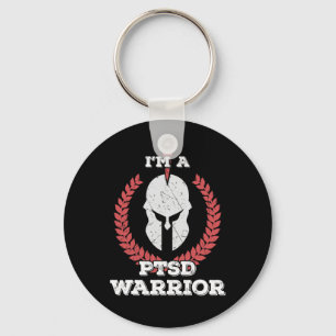 Chaveiro Sou um guerreiro de Ptsd, transtorno pós-traumátic