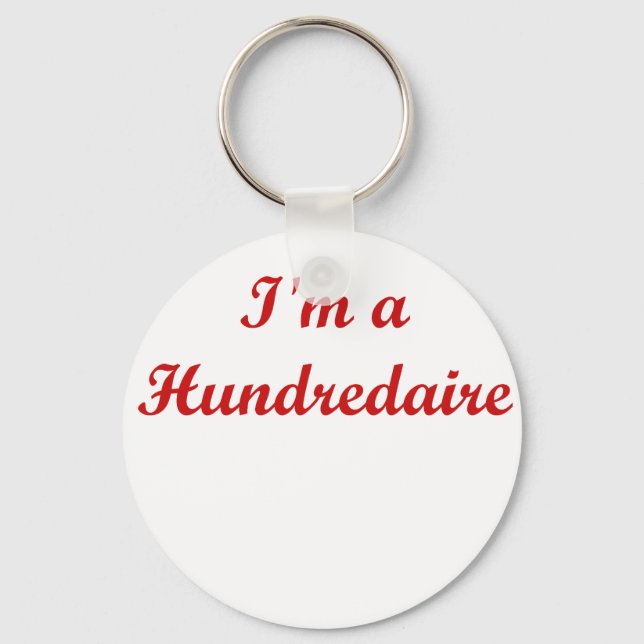 Chaveiro Sou um Hundredaire (Frente)