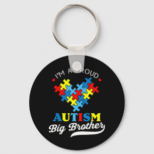 Chaveiro Sou um Irmão Grande Autismo Orgulhoso - Perfeito 
