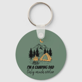 Chaveiro Sou um Pai de acampamento - Engraçado Dia de os pa