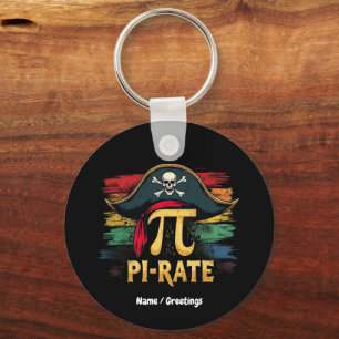 Chaveiro Sou um Pirata do Dia do Pi Uma Divertida Aventura