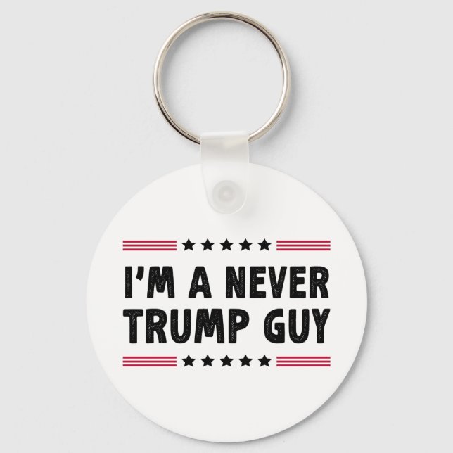 Chaveiro Sou um Presente contra a eleição anti-trump Cara (Frente)