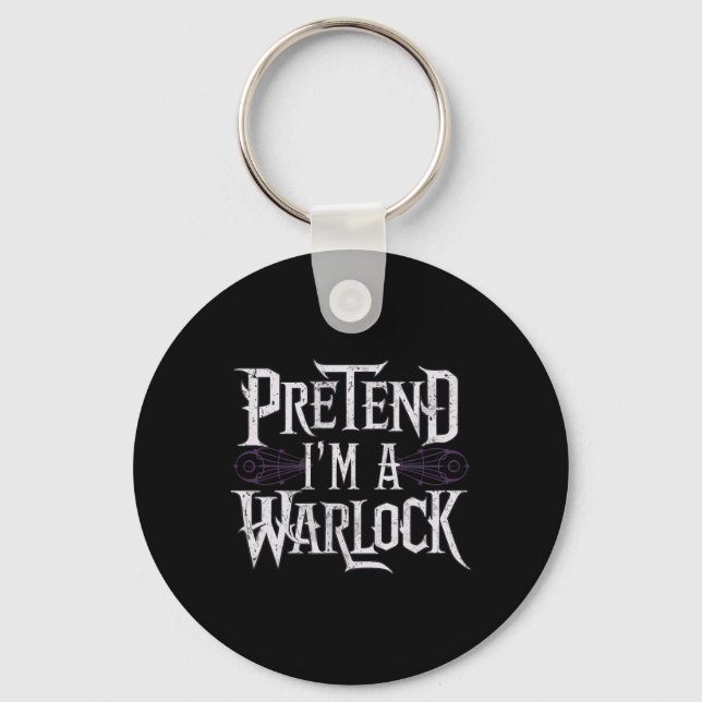Chaveiro Sou um Warlock (Frente)