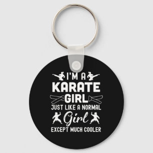 Chaveiro Sou uma Design de Karate Girls para Mulheres Karat