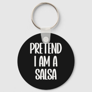 Chaveiro Sou uma fantasia de Salsa Halloween