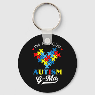 Chaveiro Sou uma Mãe do Autismo Orgulhosa - Perfeito para