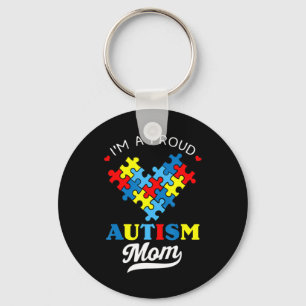 Chaveiro Sou uma mãe orgulhosa do Autismo - perfeita para