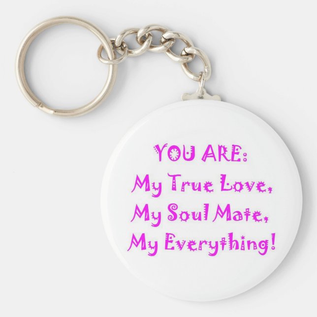 Chaveiro Soul Mate Poem (Frente)