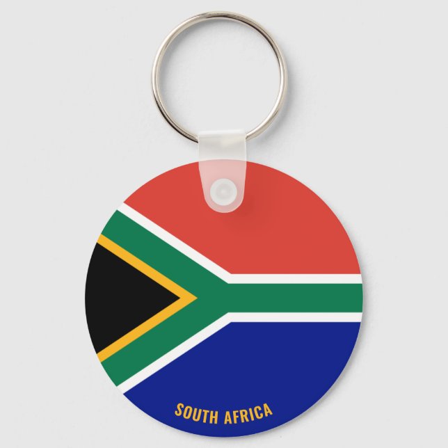 Chaveiro South Africa Flag Charming Patriotic (Frente)