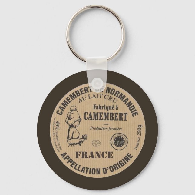 Chaveiro Souvenir de France : Le camembert (Frente)