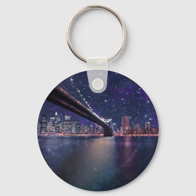 Chaveiro Spacey Manhattan Skyline (Frente)