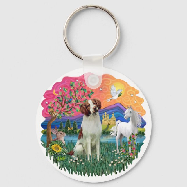 Chaveiro Spaniel da Bretanha (Frente)