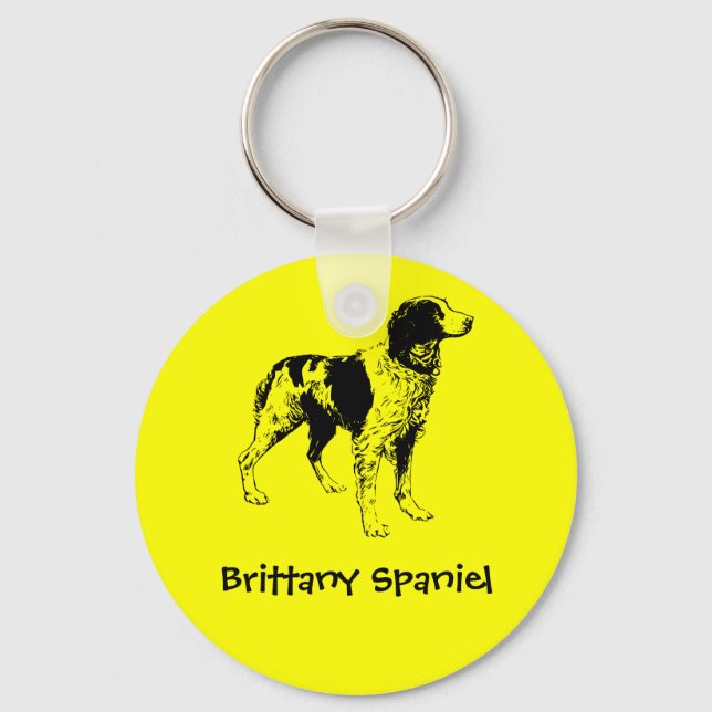 Chaveiro Spaniel de Brittany (Frente)