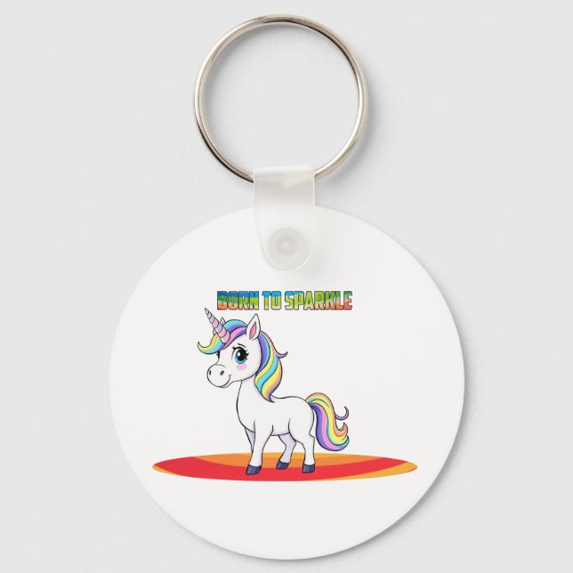 Chaveiro Sparkle Squad Leader (Frente)