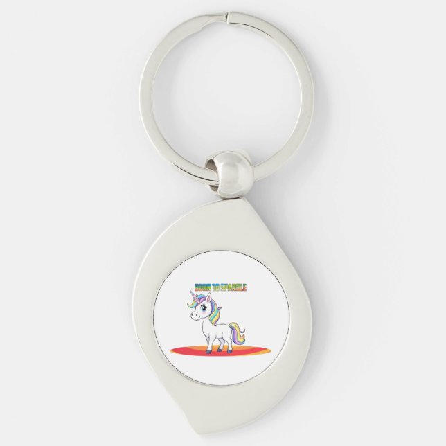 Chaveiro Sparkle Squad Leader (Frente)