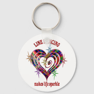 Chaveiro Sparkles de dançarina de linha