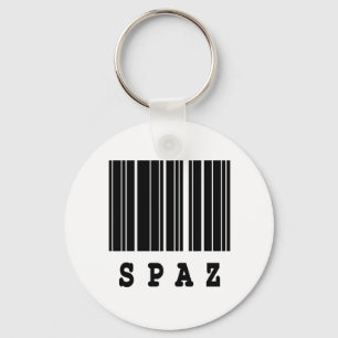 Chaveiro spaz barcode design