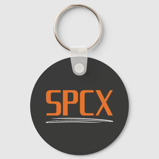 Chaveiro SPCX SpaceX IPO Investidor Design | Marca de Espaç (Frente)