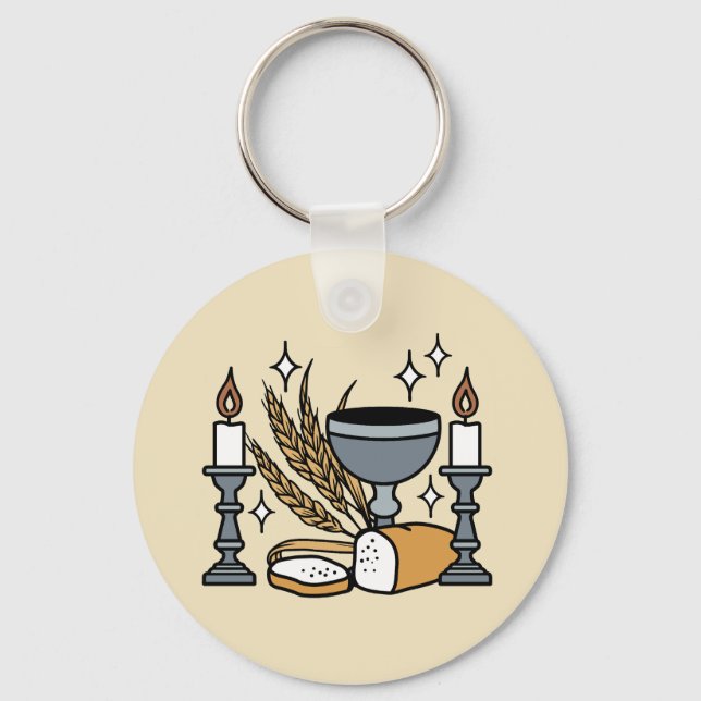 Chaveiro Spiritual Faith and Grace – Uplifting Christian (Frente)