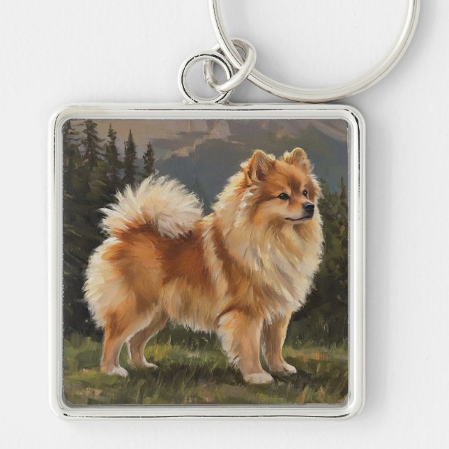 Chaveiro Spitz alemão (Frente)