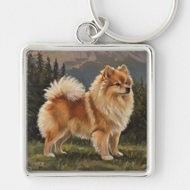 Chaveiro Spitz alemão (Frente)