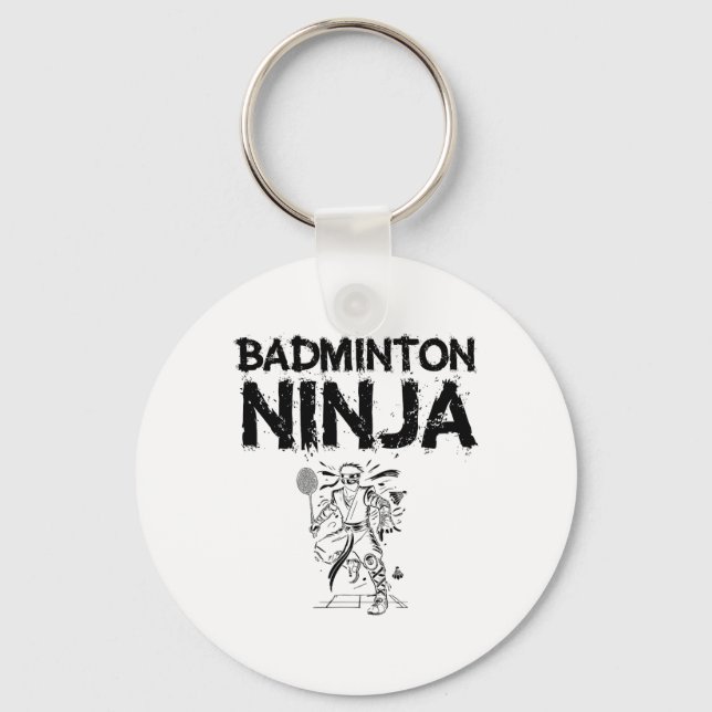 Chaveiro Splash Art Badminton Shuttle (Frente)