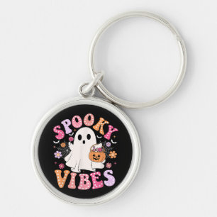 Chaveiro Spookes Vibes Ghost Retro Groovy Halloween