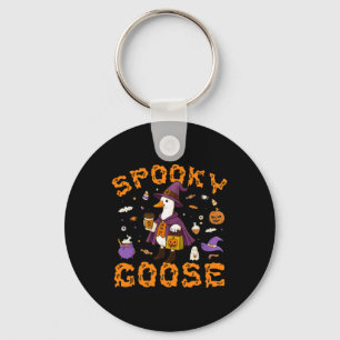 Chaveiro Spookose Goose Engraçado Café Halloween Bruxas Bru