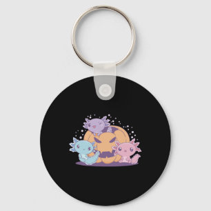 Chaveiro Spooky Axolotl's Halloween Pumpkin Costume Kids Wo
