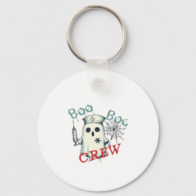 Chaveiro Spooky Nurse Ghost Haunted Hospital Crew Ghostly N (Frente)
