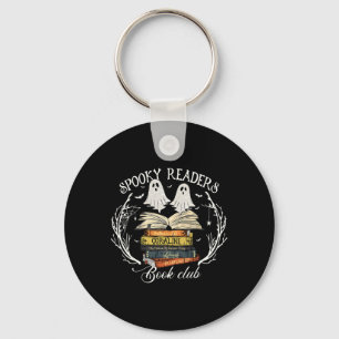 Chaveiro "Spooky Readers Book Club" Professor Engraçado Gho