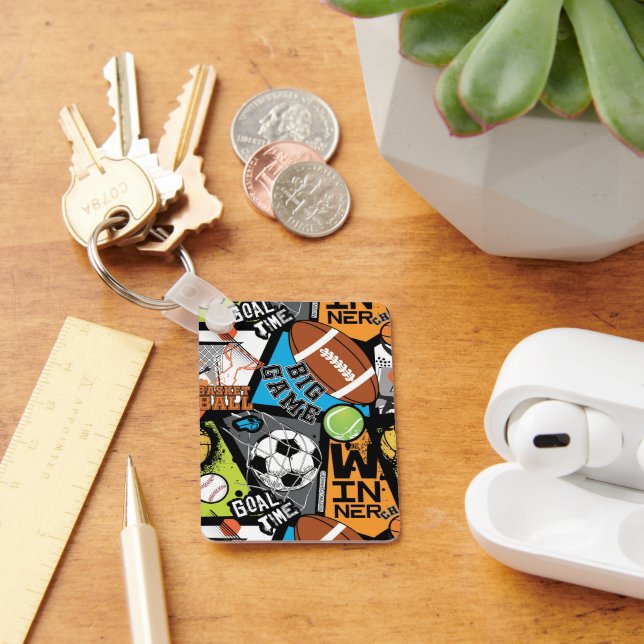 Chaveiro Sport Pattern With Balls (Mesa)
