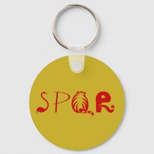 Chaveiro "SPQR" Keychain