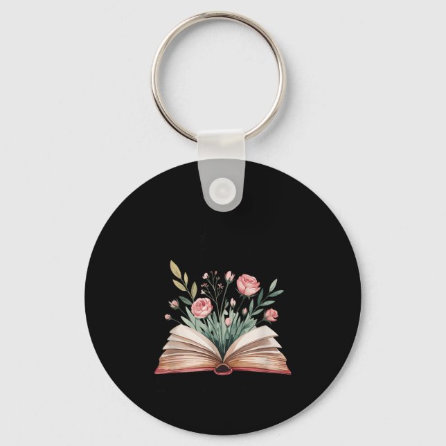 Chaveiro Spread Those Pages Like A Good Girl Bookworm Book  (Frente)