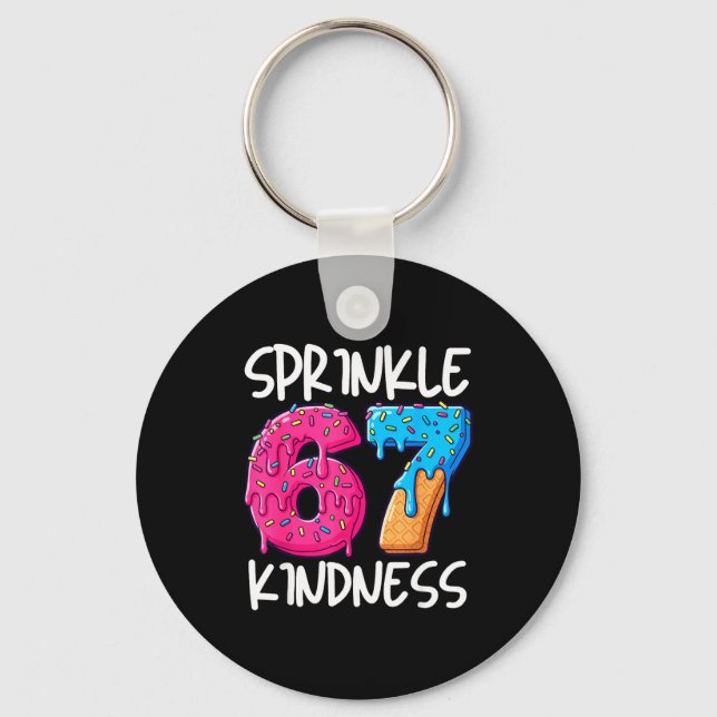 Chaveiro Sprinkle Kindness Family Matching Doughnut Ice-cre (Frente)