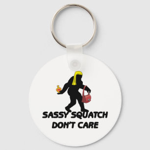 Chaveiro Squatch Sassy não se importa