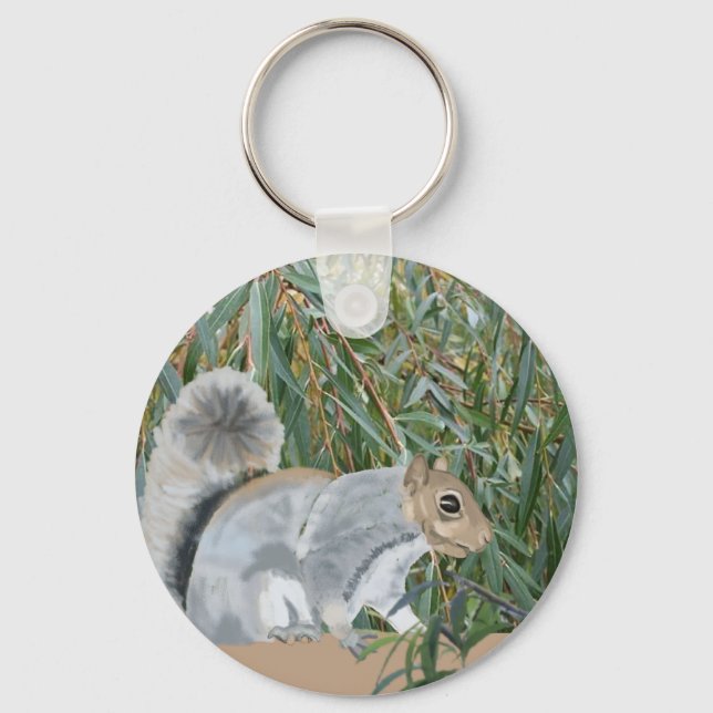 Chaveiro Squirrel in the Countryside  Keychain (Frente)