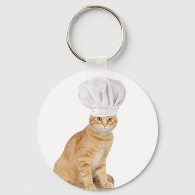 Chaveiro Sr. Cat Chef Para Você (Frente)