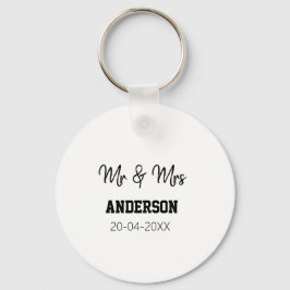 Chaveiro Sr. & Sra. adicionar nome da família data ano casa