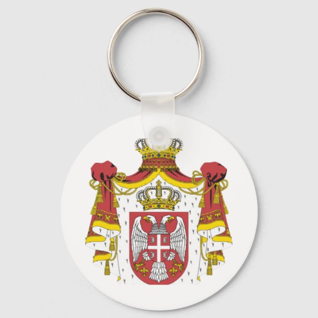 Chaveiro Srbija Grb/Casaco de Armas Sérvio (Frente)