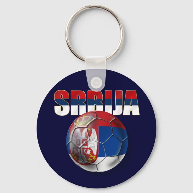 Chaveiro Srbija Sérvia bandeira Beli Orlovi presentes para  (Frente)