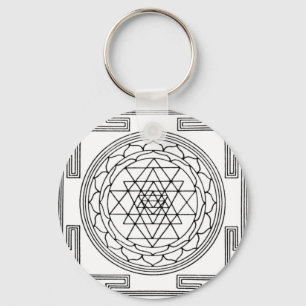 Chaveiro Sri Yantra Mandala