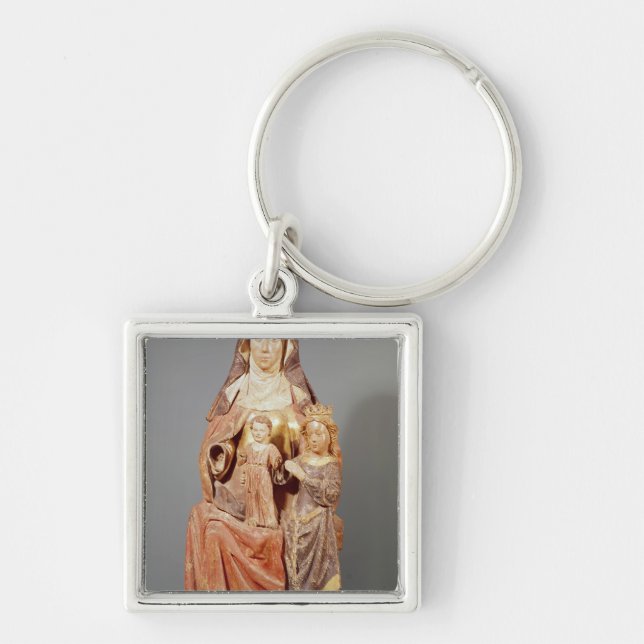 Chaveiro St Anne, o Virgin e criança, (Frente)