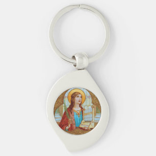 Chaveiro St. Cecília de Roma (BK 003) Swirl
