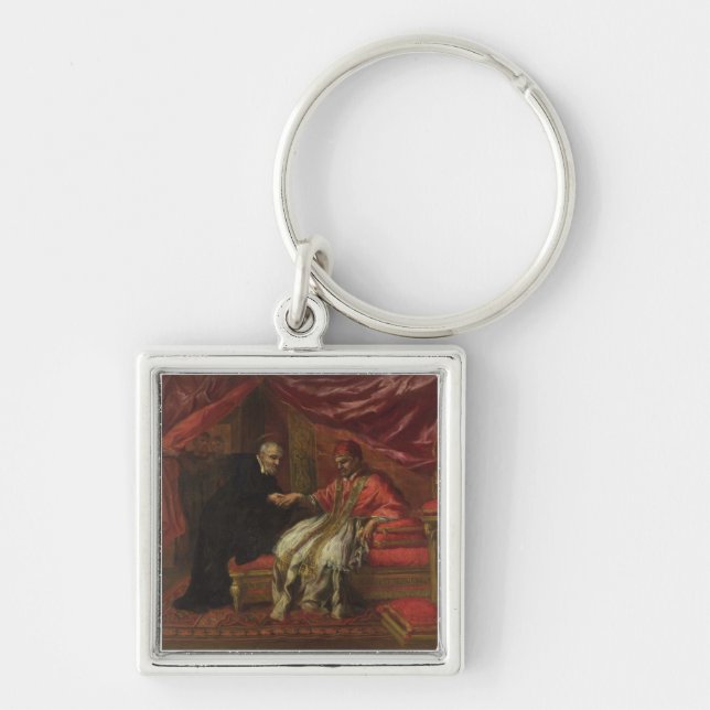 Chaveiro St. Filippo Neri que cura o papa Clemente VIII (Frente)