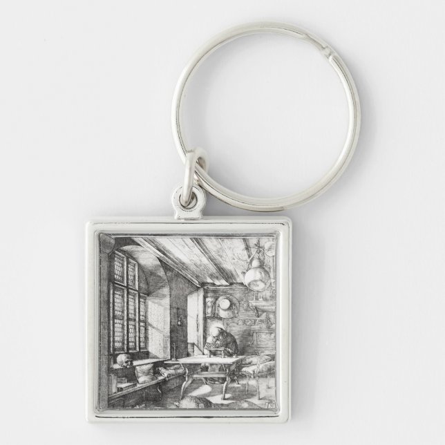 Chaveiro St Jerome em seu estudo, 1514 (Frente)