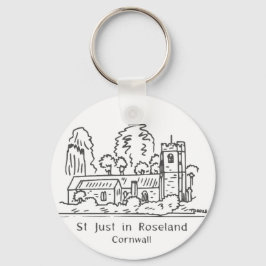 Chaveiro St Just in Roseland church keyring