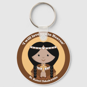 Chaveiro St. Kateri Tekakwitha
