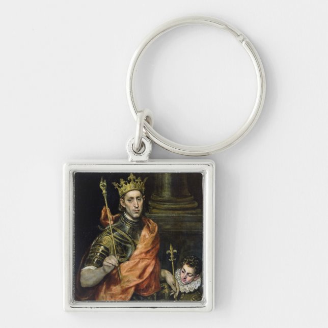 Chaveiro St Louis e sua página, c.1585-90 (Frente)