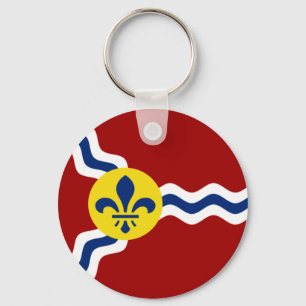 Chaveiro St. Louis (Missouri) City flag Keychain